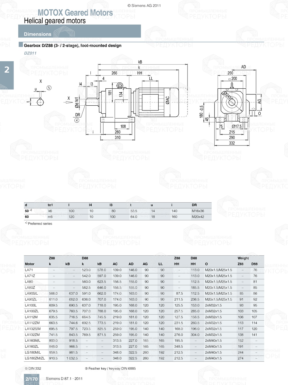 Мотор-редуктор Flender D-Z88 Flender D-Z88